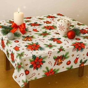 Karácsonyi terítő Karácsonyi rózsa140 x 180 cm TiaHome