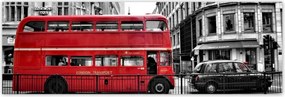 Poszterek 200x66 Piros busz London