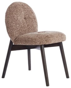 Barna kárpitozott étkezőfotel szett 2 db-os Sinosa – Light &amp; Living