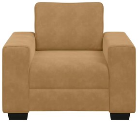 vidaXL barna bársony kanapéfotel 60 cm