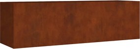 vidaXL corten acél kerti magaságyás 280x80x80 cm