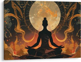 Kép - Meditáció (70x50 cm)
