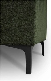 Zöld zsenília sarokkanapé (bal oldali-heverő résszel) Copenhagen – Scandic