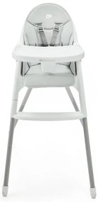 KINDERKRAFT - Gyermek étkezőszék 2in1 DINNLY szürke