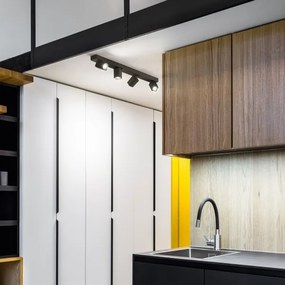 Ideal Lux - LED Spotlámpa RUDY 4xGU10/7W/230V fekete