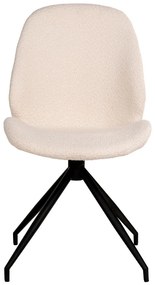 Monte Carlo forgó étkezőszék ecobőr fehér