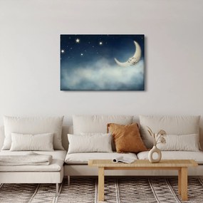 Kép - Hold csillagokkal (90x60 cm)