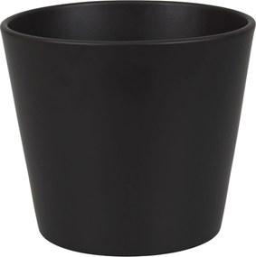 Kerámia kaspó Fekete Matt Cermax 22 cm x 22 x 19,5 cm