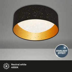 Brilo 3482-015 - LED Mennyezeti lámpa MAILA STARRY LED/12W/230V fekete/arany