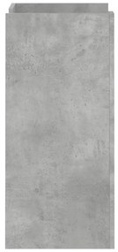 betonszürke szerelt fa tálalószekrény 45 x 35 x 75 cm