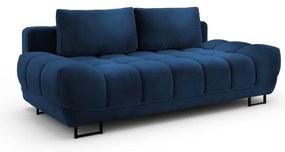 Cirrus királykék háromszemélyes kinyitható kanapé, bársony kárpittal - Windsor &amp; Co Sofas