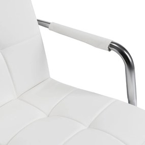 Forgószék ifjúsági fehér ökobőr. ASTRO