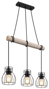 Globo 15326-3H - Csillár zsinóron MINA 3xE27/40W/230V