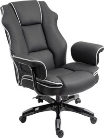 Vinsetto Irodai Szék, Ergonomikus Íróasztali Szék Hajtogatós Funkcióval, Forgatható Funkcióval, Magasságban Állítható Számítógépes Szék Otthoni Irodáh