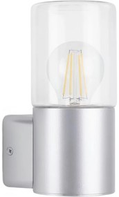 Briloner 320504TF - Kültéri fali lámpa 1xE27/12W/230V IP44 ezüst