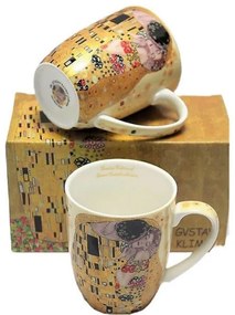 Klimt porcelán bögre szett - 400 ml - 2 darabos