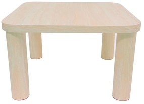 Bézs dohányzóasztal márvány dekorral 60x60 cm Solano – Actona