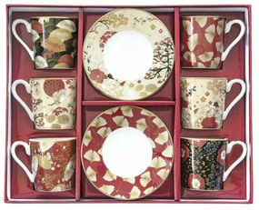 Porcelán eszpresszó csésze 6 személyes Coffee Mania Kimono