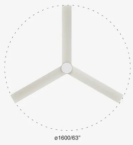 FARO 34292-1TW - LED Dimmelhető ventilátor CRUISER LED/20W/230V 2700/4000/6500K + távirányító