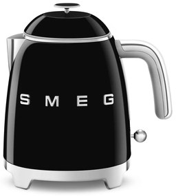 Fekete rozsdamentes acél vízforraló 800 ml Retro Style – SMEG