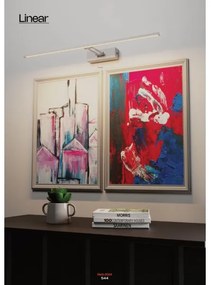 Redo 01-3461 - LED Képmegvilágító LINEAR LED/8W/230V 35 cm CRI 92 fekete