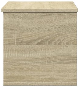 sonoma tölgy színű szerelt fa tárolóláda 60 x 35 x 35 cm
