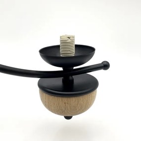 Brilagi - LED Csillár láncon COTTAGE 5xG9/40W/230V bükkfa/fehér