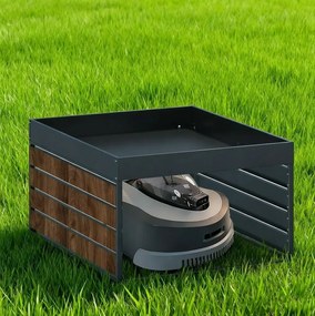 Kerti fűnyíró tároló