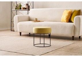 Puff RELO, átmérő 40 cm, sárga