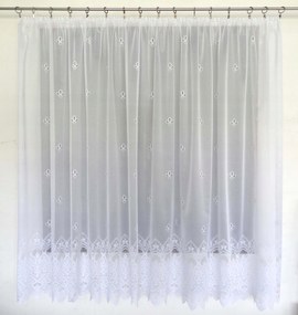 Mg Függöny 3088 Fehér 300x140cm szalaggal Minőségi