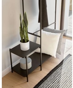 Galatia fekete fém előszoba bútor - Kave Home