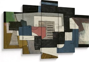 Kép - absztrakció, kubizmus (150x105 cm)