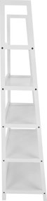 5 polcos állvány, fehér, REON TYP 3