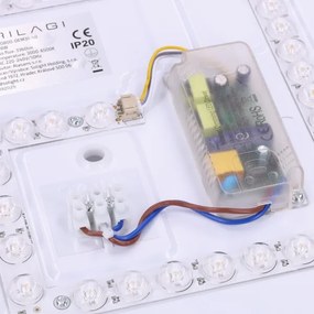 Brilagi - fényerőszabályozható LED lámpatest MATTEO LED/48W/230V 3000-6500K átmérő 41 cm piros + távirányítóval