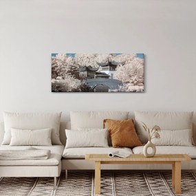 Kép - Virágzó fák Ázsiában (120x50 cm)