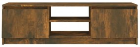 füstös tölgy színű szerelt fa TV-szekrény 120 x 30 x 35,5 cm