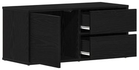 TV Szekrény Hagyományos tölgy 80x34x35,5 cm Műanyag