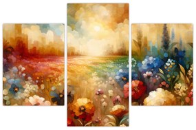 Kép - Színes rét (90x60 cm)