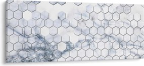 Kép - Márványozott hatszög (120x50 cm)