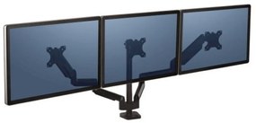 Fellowes Platinum 3 karos, egymás mellett elhelyezett monitortartó, fekete