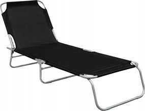 Linder Exclusiv Kerti állítható fekvőszék Fekete