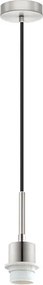 Brilagi - kábeles LED csillár NUBILA 1xE27/60W/230V Ø 14 cm fekete/barna