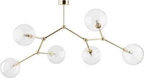 TK LIGHTING 10071 FAIRY Glamour Mennyezeti Lámpa Átlátszó, Arany G9 IP20
