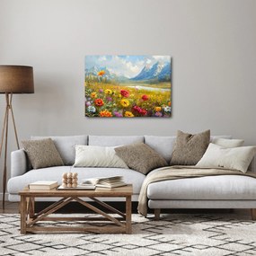 Kép - Festett táj (70x50 cm)