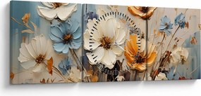 Kép - Csokrok, festés (órával) (90x30 cm)