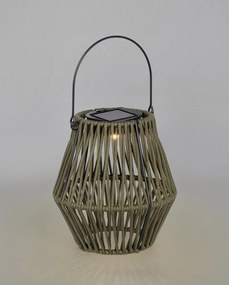 Khaki napelemes LED lámpás (magasság 17 cm) Juny – Yes Everyday