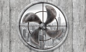 Fotótapéta - New York a propeller mögött (152,5x104 cm)