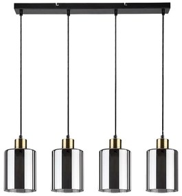 Rabalux 72247 - Csillár zsinóron PEREZ 4xE27/40W/230V