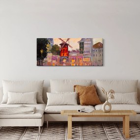 Kép - Moulin rouge, Párizs, Franciaország (120x50 cm)