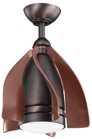 Kichler KLF-TERNA-15-BB-LED Dimmelhető mennyezeti ventilátor TERNA LED/10W/230V + távirányító